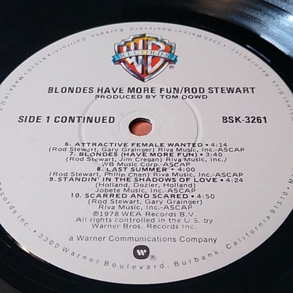 Rod Stewart Blondes Have More FunVinyl Record - Picture 10 of 10